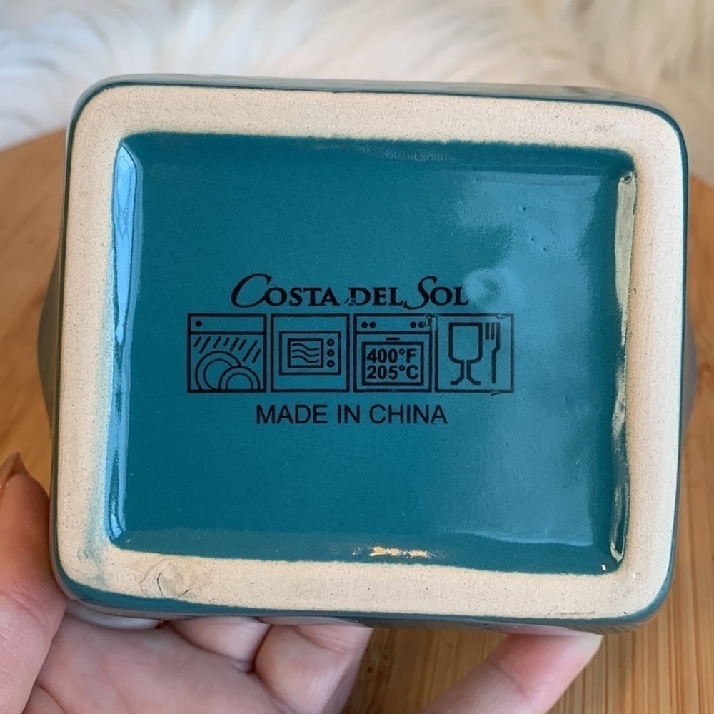 Costa Del Sol | 5 Colorful Fiesta Ceramic Pottery Baking Ramekins Loaf Dishes - Picture 6 of 17